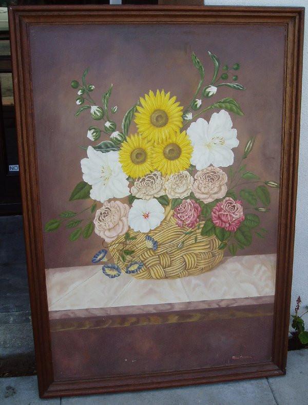 sunflower floral painting