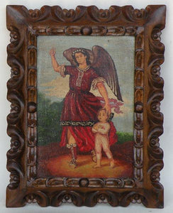 Guardian Archangel Raphael with baby Jesus
